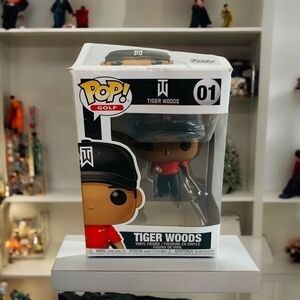 Funko Pop Golf Tiger Woods #01 NIB Limited Edition Vinyl Figure Collectible